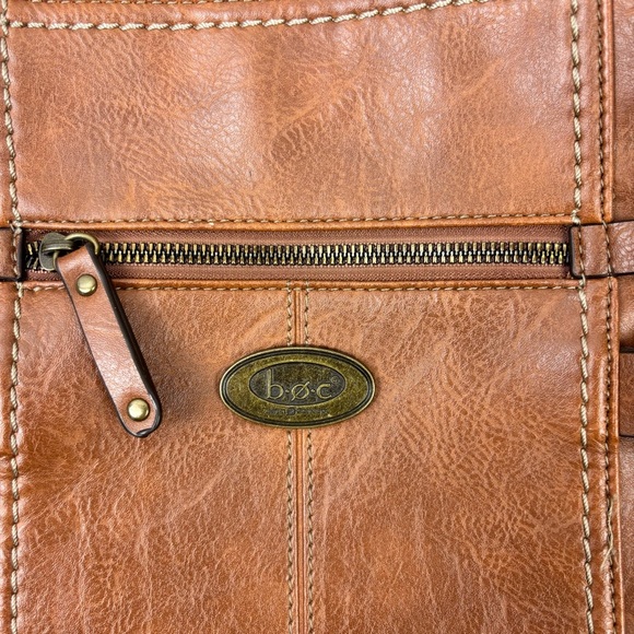 BOC Born Concepts Crossbody Shoulder Bag Brown Faux Leather Boho Festival - Picture 15 of 16